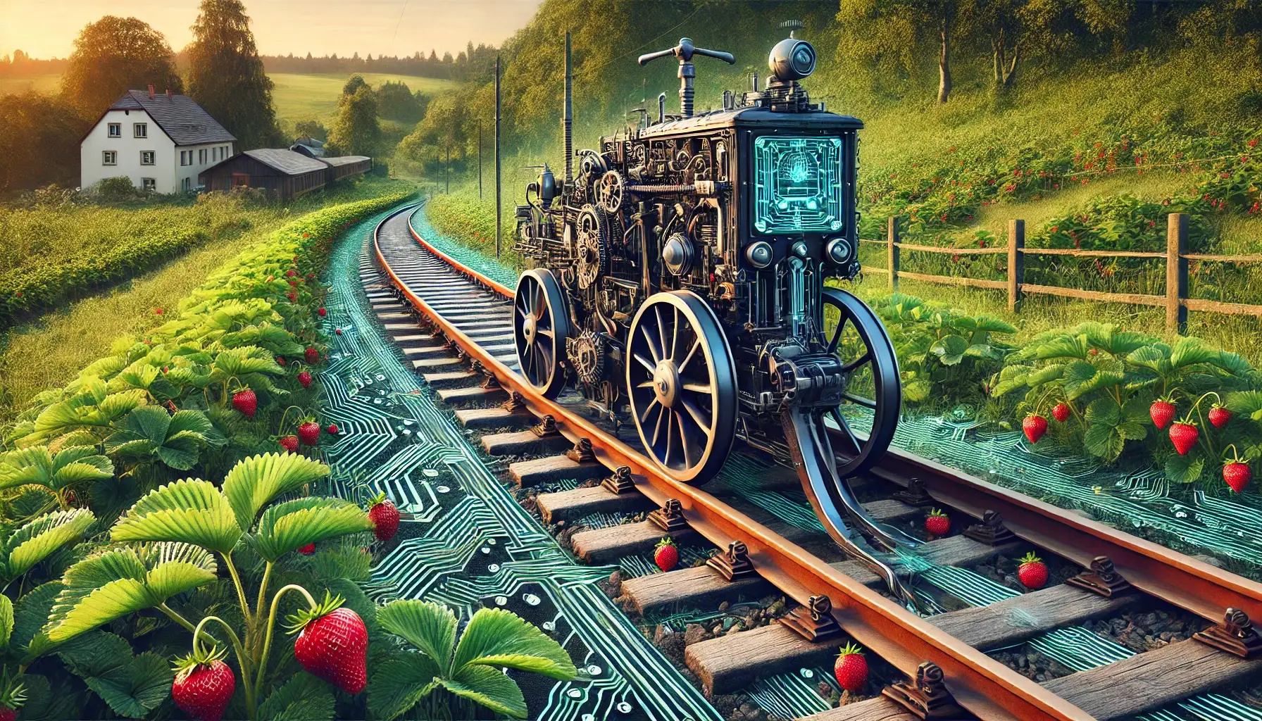 Data Service For Business GmbH - Draisinenstromer durch die Erdbeeren von Schmilau